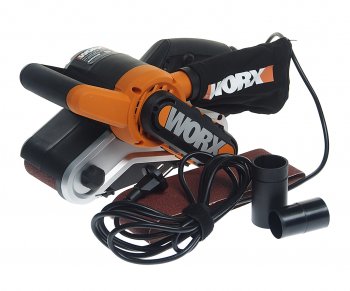 10 749 р. Машина лентошлифовальная 950Вт 533x76мм 240-350ммин WORX WORX wx661.1  с доставкой в г. Майкоп. Увеличить фотографию 1