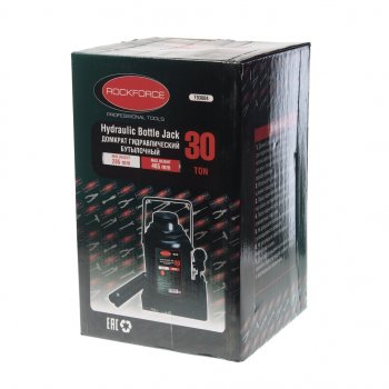 6 649 р. Домкрат бутылочный 30т 255-465мм ROCKFORCE ROCKFORCE rf-t93004 ROCKFORCE rf-t93004  с доставкой в г. Майкоп. Увеличить фотографию 4