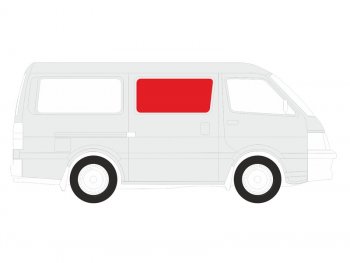 5 249 р. Стекло кузова боковое (не опускное) (Справа Цвет зеленый) Nissan Primastar 02-14  Opel Vivaro 01-1 XYG TRAFIC-01 SF/RH/X  с доставкой в г. Майкоп. Увеличить фотографию 1