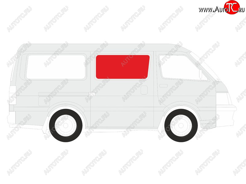 5 249 р. Стекло кузова боковое (не опускное) (Справа Цвет зеленый) Nissan Primastar 02-14  Opel Vivaro 01-1 XYG TRAFIC-01 SF/RH/X  с доставкой в г. Майкоп