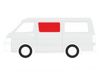5 249 р. Стекло кузова боковое (не опускное) (Слева Цвет зеленый) Nissan Primastar 02-14  Opel Vivaro 01-14 XYG TRAFIC-01 SF/LH/X  с доставкой в г. Майкоп. Увеличить фотографию 1