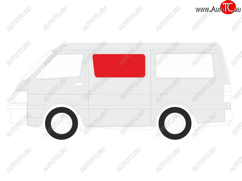 5 249 р. Стекло кузова боковое (не опускное) (Слева Цвет зеленый) Nissan Primastar 02-14  Opel Vivaro 01-14 XYG TRAFIC-01 SF/LH/X  с доставкой в г. Майкоп