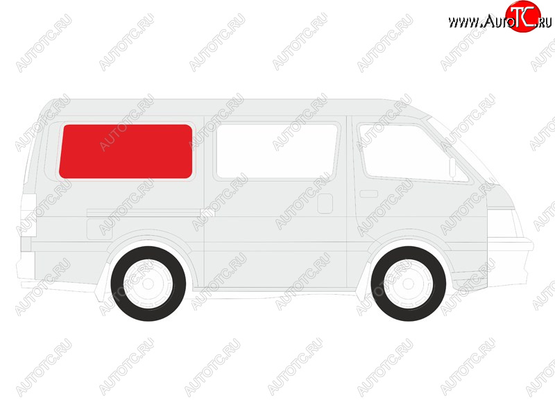 3 699 р. Стекло кузова боковое (не опускное) (Справа Цвет зеленый) Volkswagen Transporter 03-15  Multivan 0 XYG VW-T5 SW/RH/X  с доставкой в г. Майкоп