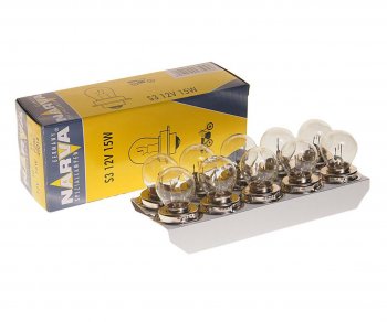 13 р. Лампа 12V S3 15W P26s Standard NARVA NARVA 490143000  с доставкой в г. Майкоп. Увеличить фотографию 1