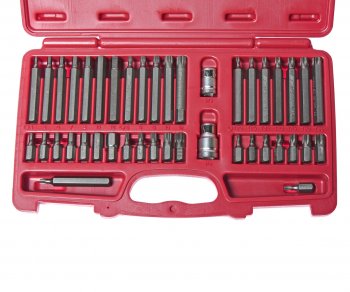 5 899 р. Набор бит 12 38 HEX, TORX, SPLINE 6-ти гранных 2 держателя 42 предмета в кейсе JTC JTC TOOLS CO., LTD jtc-3933  с доставкой в г. Майкоп. Увеличить фотографию 2