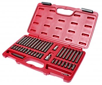 5 899 р. Набор бит 12 38 HEX, TORX, SPLINE 6-ти гранных 2 держателя 42 предмета в кейсе JTC JTC TOOLS CO., LTD jtc-3933  с доставкой в г. Майкоп. Увеличить фотографию 1