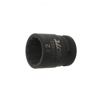 489 р. Головка торцевая 12 22мм 12-ти гранная ударная L=38мм JTC JTC TOOLS CO., LTD jtc-443922  с доставкой в г. Майкоп. Увеличить фотографию 1