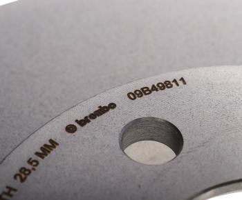 10 899 р. Диск тормозной VW T5 (03-) передний (1шт.) BREMBO BREMBO 09.b498.11  с доставкой в г. Майкоп. Увеличить фотографию 5
