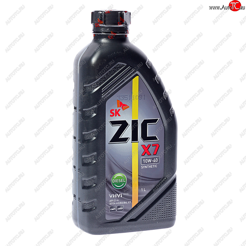 989 р. Масло дизельное X7 DIESEL CI-4SL E7 10W40 синт.1л ZIC ZIC 132607  с доставкой в г. Майкоп