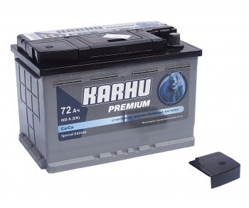 7 449 р. Аккумулятор KARHU Premium 72А/ч обратная полярность KAINAR 6ст72(0) KAINAR 6ст72(0)  с доставкой в г. Майкоп. Увеличить фотографию 2