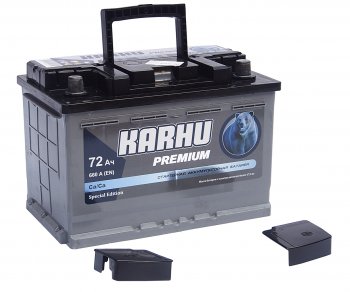 7 449 р. Аккумулятор KARHU Premium 72А/ч обратная полярность KAINAR 6ст72(0) KAINAR 6ст72(0)  с доставкой в г. Майкоп. Увеличить фотографию 3