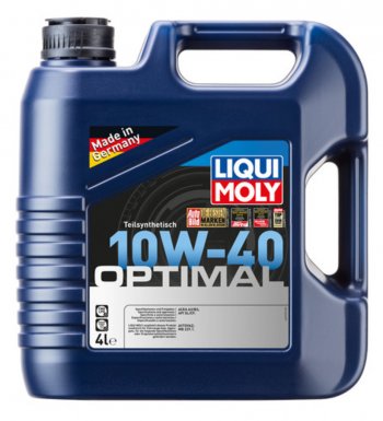 3 779 р. Масло моторное OPTIMAL 10W40 псинт.4л LIQUI MOLY LIQUI MOLY 3930  с доставкой в г. Майкоп. Увеличить фотографию 1