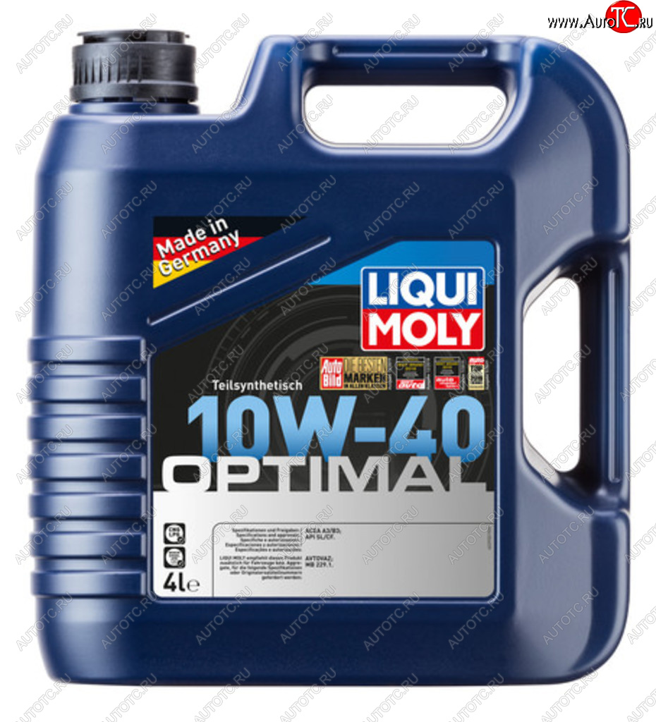 3 779 р. Масло моторное OPTIMAL 10W40 псинт.4л LIQUI MOLY LIQUI MOLY 3930  с доставкой в г. Майкоп