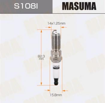 729 р. Свеча зажигания FORD Focus (11-) (2.0) MASUMA MASUMA s108i  с доставкой в г. Майкоп. Увеличить фотографию 1