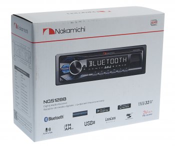 2 899 р. Магнитола автомобильная 1DIN NAKAMICHI NAKAMICHI nak-nq512bb  с доставкой в г. Майкоп. Увеличить фотографию 3