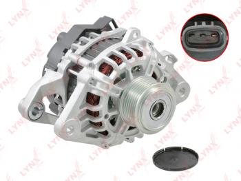 15 499 р. Генератор HYUNDAI HD35 (17-),Porter 2 (12-) KIA Bongo 3 (12-) (2.5-A2) (90A,12V) LYNX LYNX ea1303  с доставкой в г. Майкоп. Увеличить фотографию 1