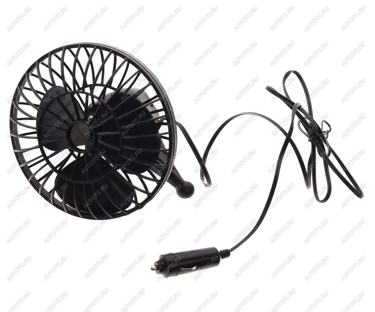 499 р. Вентилятор в салон 12V на присоске черный SKYWAY SKYWAY s01901001  с доставкой в г. Майкоп