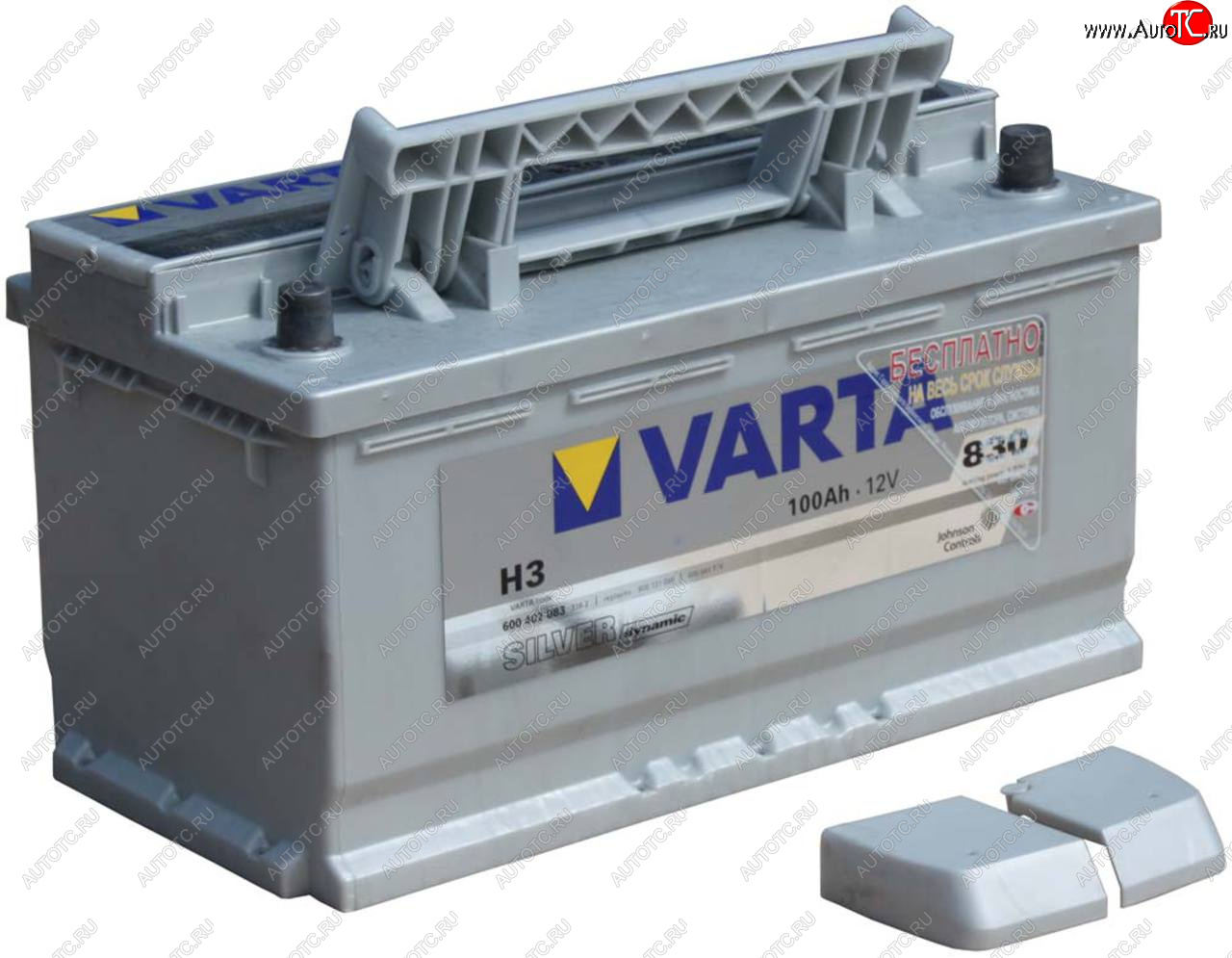 21 749 р. Аккумулятор VARTA Silver Dynamic 100Ач обратная полярность VARTA 6ст100(0) h3  с доставкой в г. Майкоп
