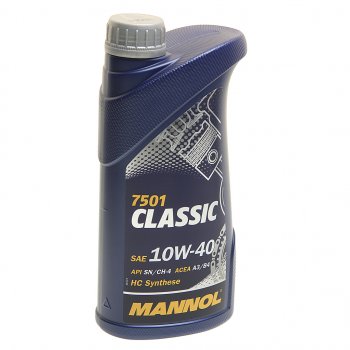 739 р. Масло моторное CLASSIC 10W40 CH-4SN псинт.1л 7501 MANNOL MANNOL 1100  с доставкой в г. Майкоп. Увеличить фотографию 1