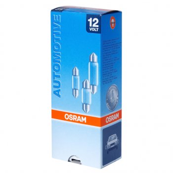 72 р. Лампа 12V C5W SV8.5-8 OSRAM OSRAM 6418  с доставкой в г. Майкоп. Увеличить фотографию 1