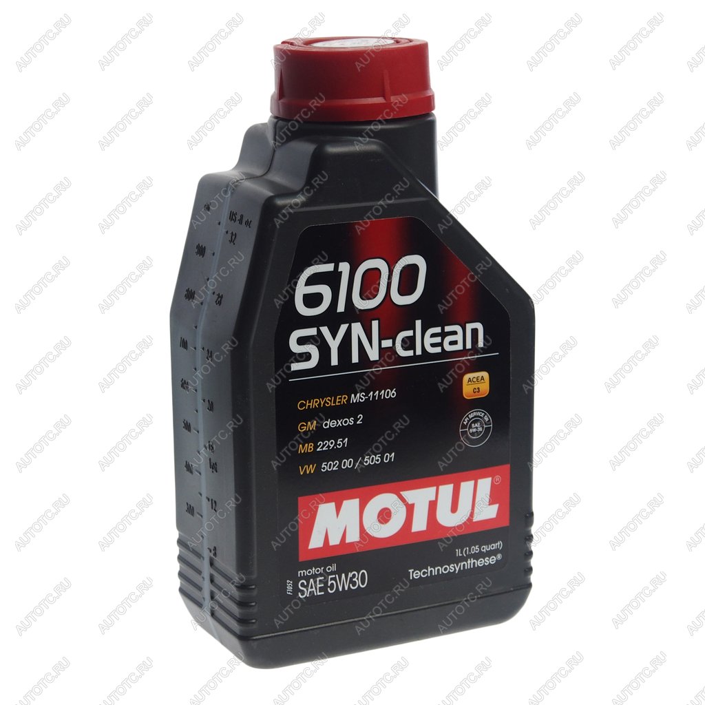 1 169 р. Масло моторное 6100 SYN-CLEAN 5W30 псинт.1л MOTUL MOTUL 112133  с доставкой в г. Майкоп