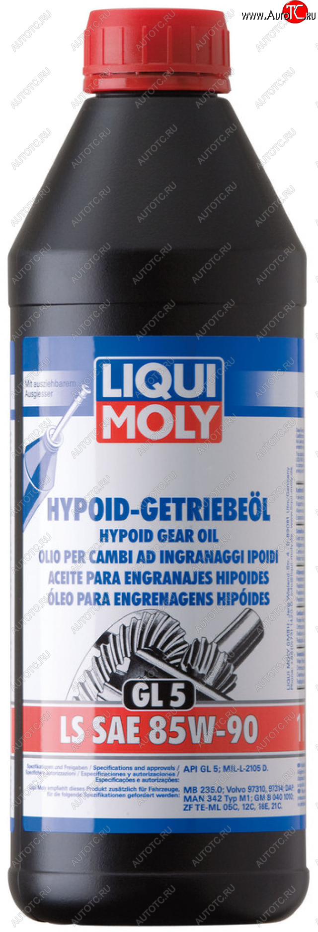 1 969 р. Масло трансмиссионное GETRIEBEOIL LS GL-5 85W90 1л LIQUI MOLY LIQUI MOLY 1410  с доставкой в г. Майкоп