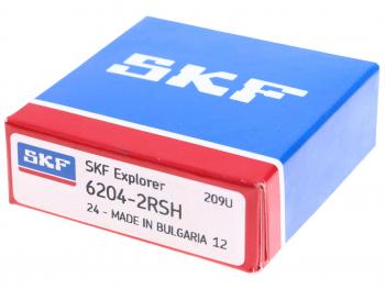 189 р. Подшипник механизма рулевого ГАЗ-53,3307 SKF SKF 180204 (6204.2rs)  с доставкой в г. Майкоп. Увеличить фотографию 2