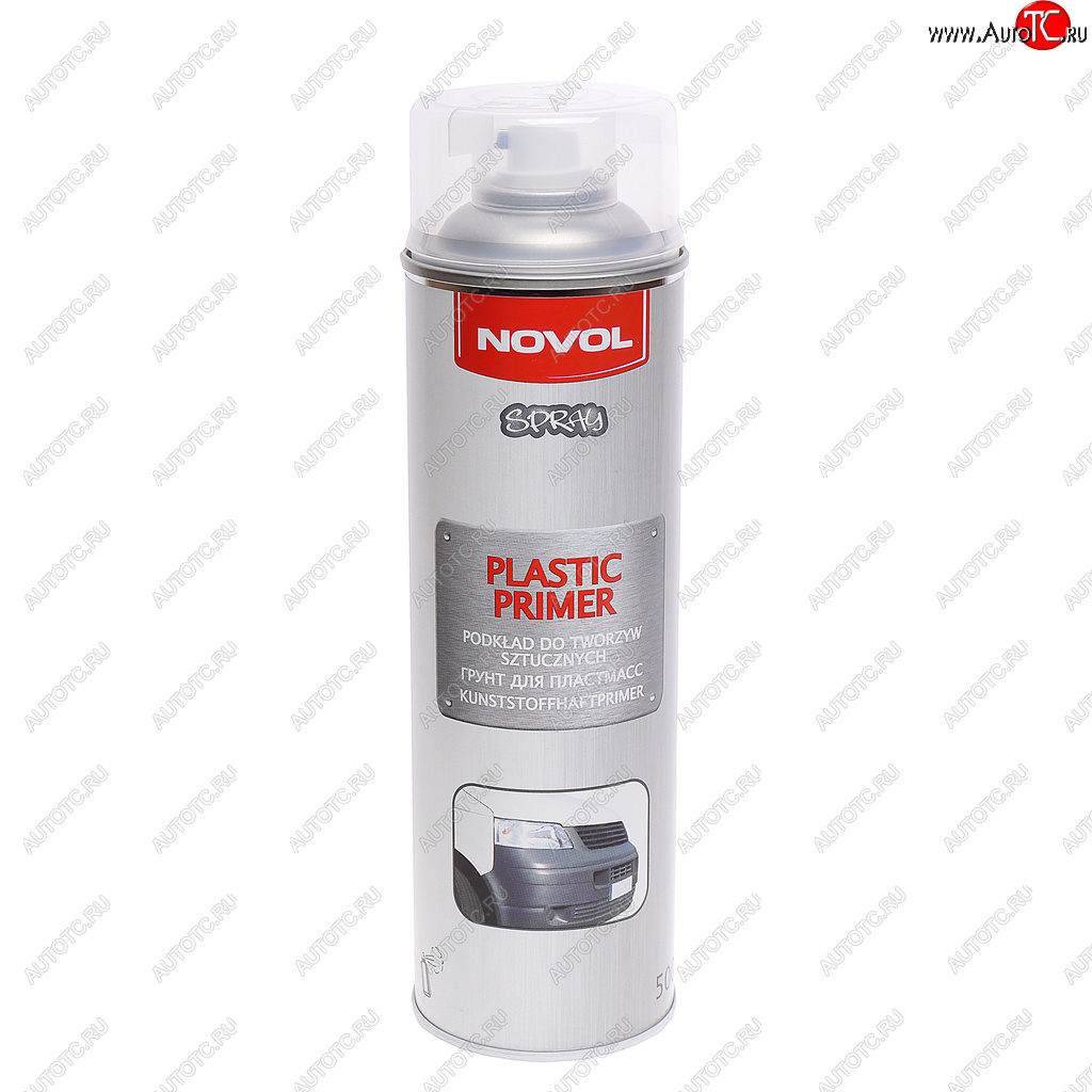 1 049 р. Грунт для пластика Plastic Primer 0.5л аэрозоль NOVOL NOVOL 34482  с доставкой в г. Майкоп