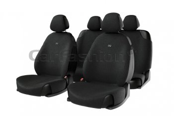 1 769 р. Авточехлы (майка) полиэстер черно-серые (7 предм.) Forum CARFASHION CARFASHION 22023  с доставкой в г. Майкоп. Увеличить фотографию 1