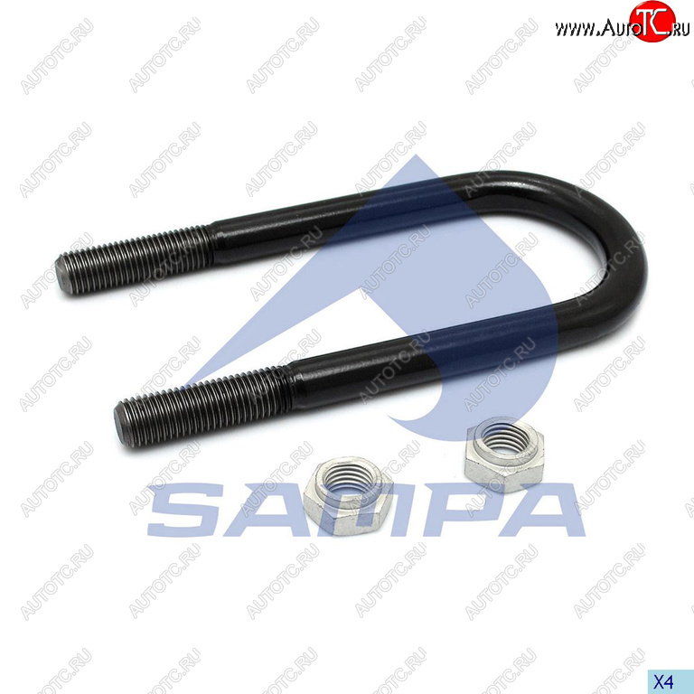 1 539 р. Стремянка BPW рессоры (М24x280х125мм) SAMPA SAMPA 070.3361  с доставкой в г. Майкоп