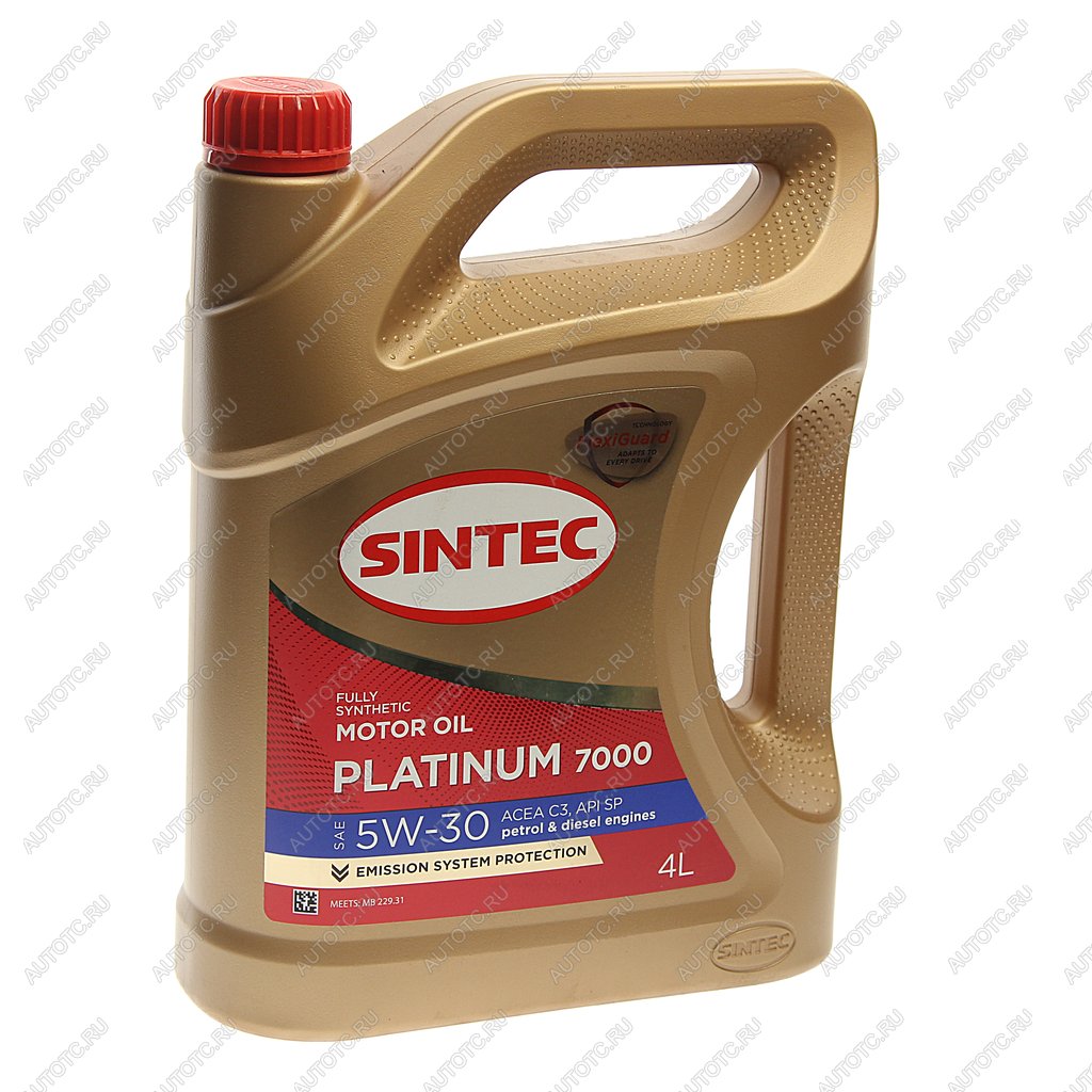 2 079 р. Масло моторное Platinum 7000 C3SP 5W30 синт.4л SINTEC SINTEC 600149  с доставкой в г. Майкоп
