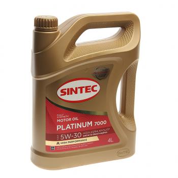 2 079 р. Масло моторное Platinum 7000 A3B4 5W30 синт.4л SINTEC SINTEC 600144  с доставкой в г. Майкоп. Увеличить фотографию 1