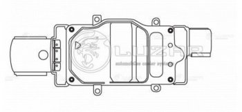 8 399 р. Блок управления FORD Focus (11-) вентилятором LUZAR LUZAR lfr1075  с доставкой в г. Майкоп. Увеличить фотографию 2