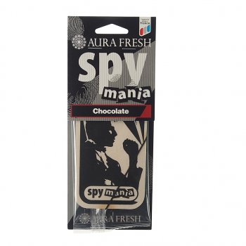91 р. Ароматизатор подвесной картонный (chocolate) Spy Mania AURA FRESH AURA FRESH 23100  с доставкой в г. Майкоп. Увеличить фотографию 1