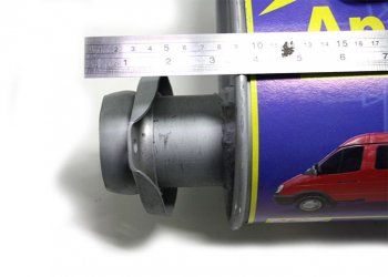 6 249 р. Глушитель ГАЗ-3302 Next дв.Evotech 2.7 ЕВРО-5 усиленный АЗГ АЗГ 2123-1201008-30  с доставкой в г. Майкоп. Увеличить фотографию 5