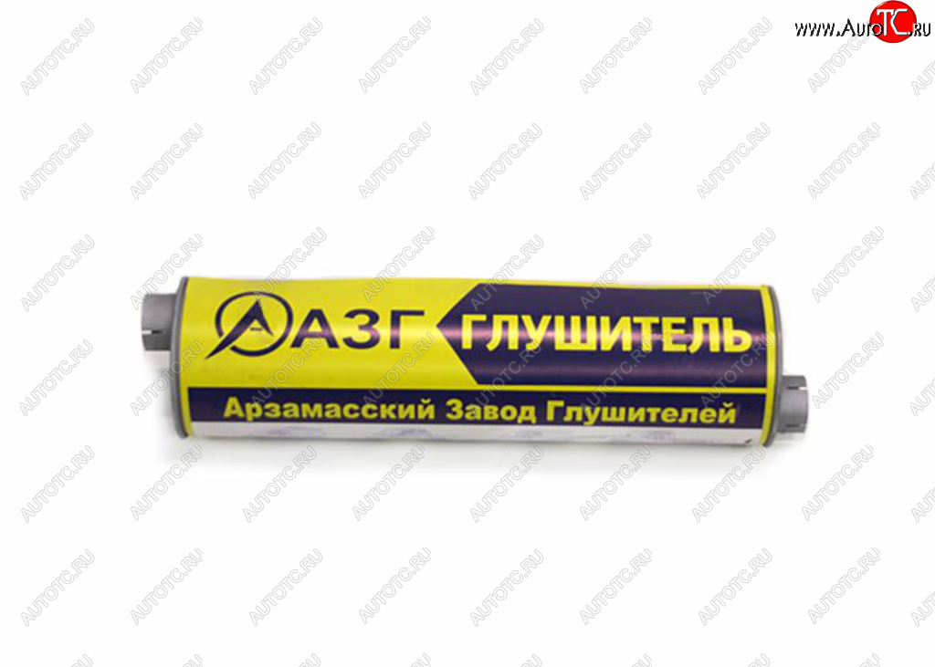 2 999 р. Глушитель ГАЗ-3302,3221,2705 дв.ЗМЗ.402,405,406,ГАЗ-560 труба 66мм АЗГ АЗГ 33078-1201010  с доставкой в г. Майкоп