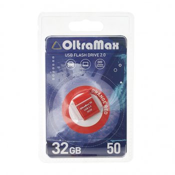 549 р. Карта памяти USB 32GB OLTRAMAX OLTRAMAX om-32gb-50-orange red  с доставкой в г. Майкоп. Увеличить фотографию 1