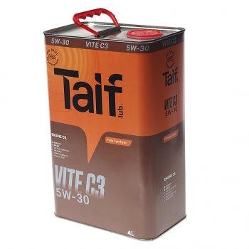 2 699 р. Масло моторное VITE PAO 5W30 C3SN синт.4л TAIF TAIF 211014  с доставкой в г. Майкоп. Увеличить фотографию 1