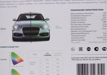 9 399 р. Лампа ксеноновая D1S 4600K бокс (2шт.) MTF MTF nabd1s  с доставкой в г. Майкоп. Увеличить фотографию 3