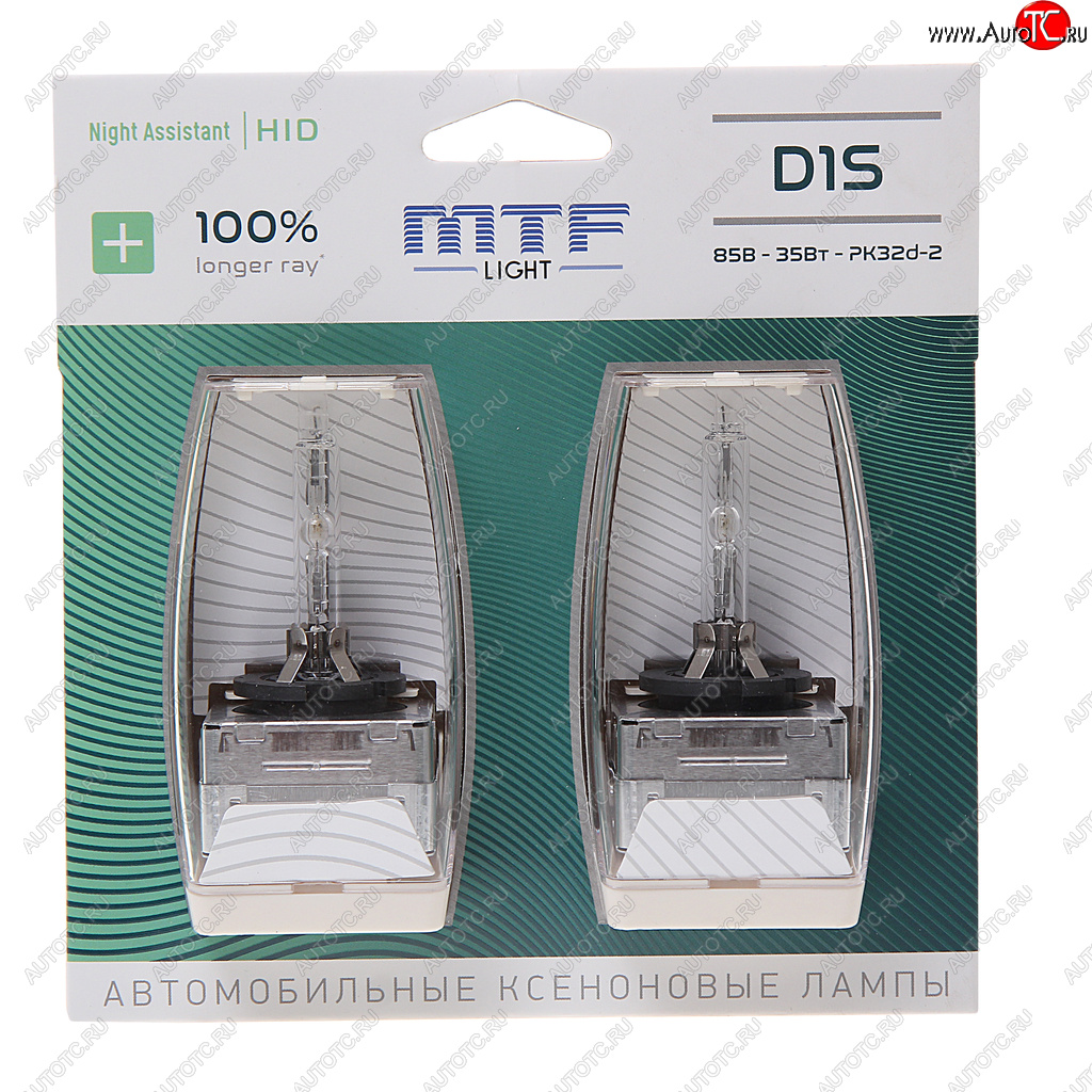 9 399 р. Лампа ксеноновая D1S 4600K бокс (2шт.) MTF MTF nabd1s  с доставкой в г. Майкоп