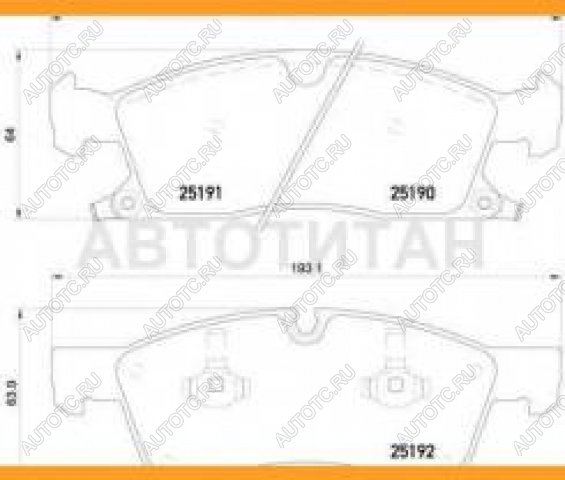 6 899 р. Колодки тормозные передние (4шт.) BREMBO Jeep Grand Cherokee WK2 дорестайлинг (2010-2013)  с доставкой в г. Майкоп