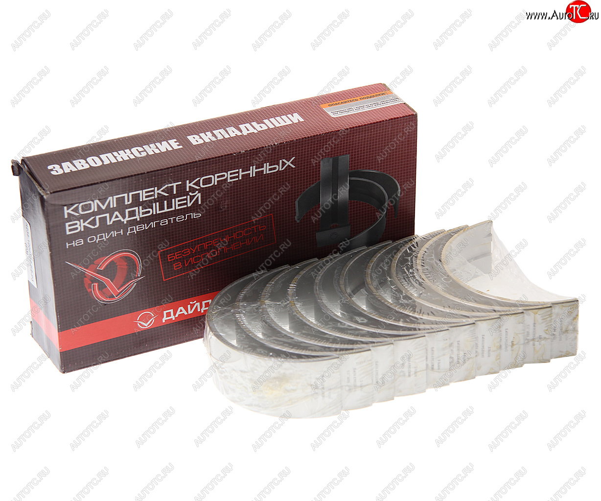 2 599 р. Вкладыши ЯМЗ-238 коренные d+0.75 ДАЙДО МЕТАЛЛ РУСЬ ЗМЗ 238-1000102б2-р3  с доставкой в г. Майкоп