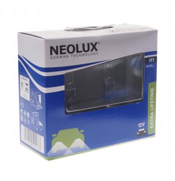 499 р. Лампа 12V H1 55W P14.5s 3200K 1550лм бокс (2шт.) Extra Lifetime NEOLUX NEOLUX n448ll-2scb  с доставкой в г. Майкоп. Увеличить фотографию 1