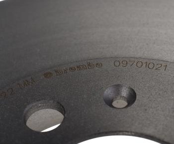 5 549 р. Диск тормозной VW Golf (97-06) AUDI A3 (99-06) передний вентилируемый (1шт.) BREMBO BREMBO 09.7010.21  с доставкой в г. Майкоп. Увеличить фотографию 5