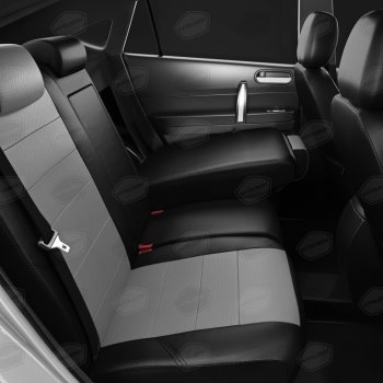6 699 р. Авточехлы ГАЗель Next (3 высоких) экокожа черно-серые комплект AVTOLIDER AVTOLIDER gz30-0104-ec02  с доставкой в г. Майкоп. Увеличить фотографию 6