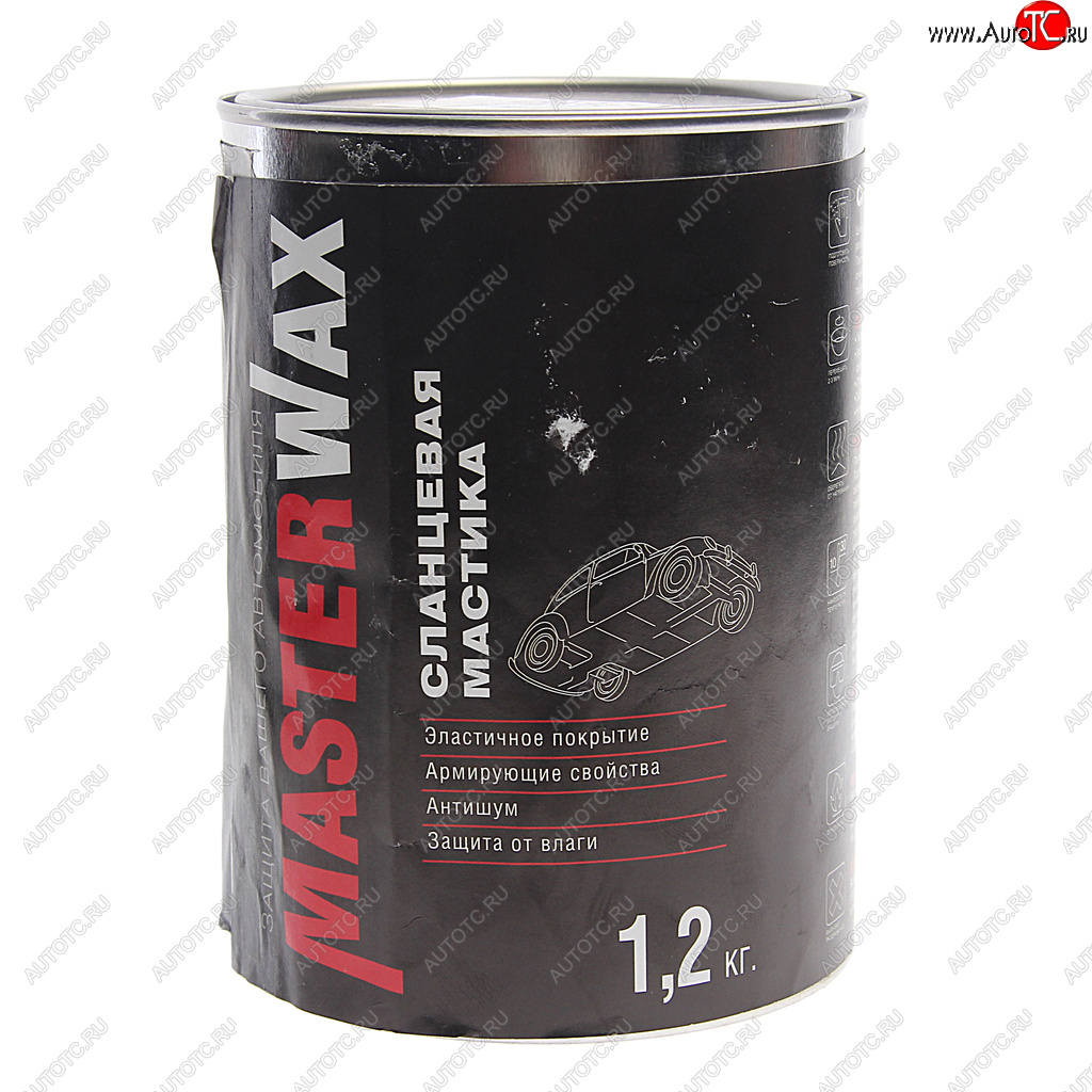 359 р. Антикор для наружных поверхностей мастика сланцевая 1.2кг MASTERWAX MASTERWAX mw010301  с доставкой в г. Майкоп