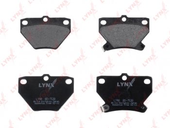 1 059 р. Колодки тормозные задние(4шт.) LYNX Toyota Corolla E120 хэтчбек рестайлинг (2004-2007)  с доставкой в г. Майкоп. Увеличить фотографию 2