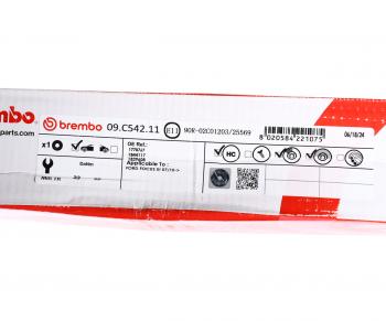8 599 р. Диск тормозной FORD Focus (04-),Kuga,Transit (13-) передний вентилируемый (1шт.) BREMBO BREMBO 09.c542.11  с доставкой в г. Майкоп. Увеличить фотографию 6