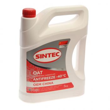 1 399 р. Антифриз красный -40C 5кг OEM China OAT SINTEC SINTEC 6145011  с доставкой в г. Майкоп. Увеличить фотографию 1