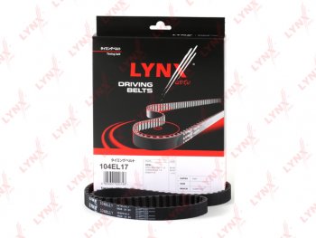 679 р. Ремень ГРМ OPEL Corsa A,Kadett,Vectra A (104х17) LYNX LYNX 104el17  с доставкой в г. Майкоп. Увеличить фотографию 1